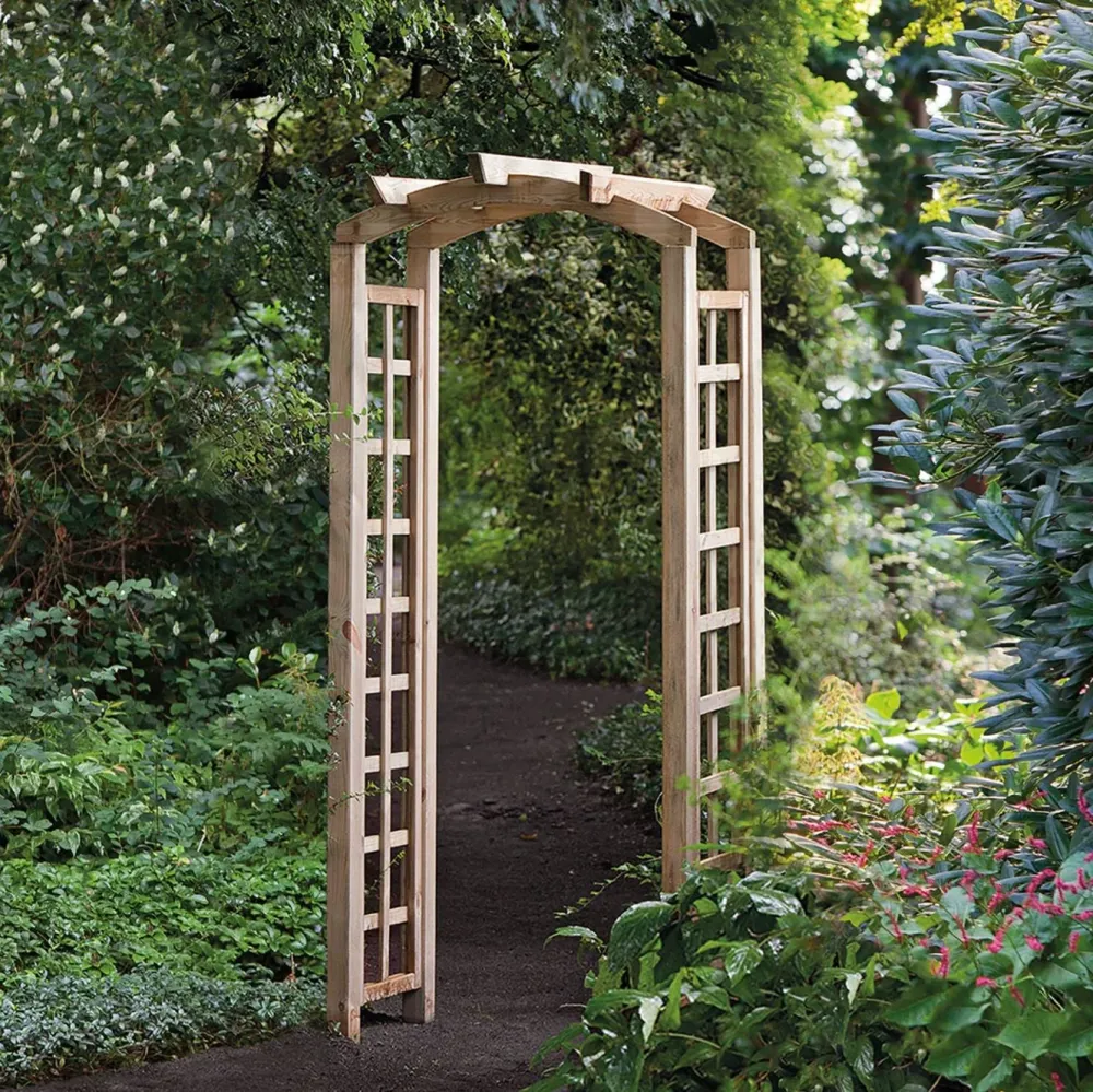 Arco de rosas redondo | 90 (B) x 50 (D) x 214 (H) | Grenova