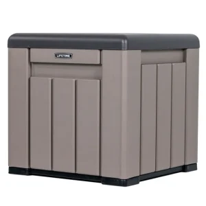 Baúl exterior ultrarresistente gris c/tapa desmontable Lifetime
