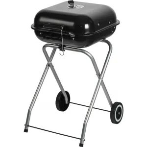 Barbacoa de carbón plegable sultan - 48 x 46 x 79 cm - negro