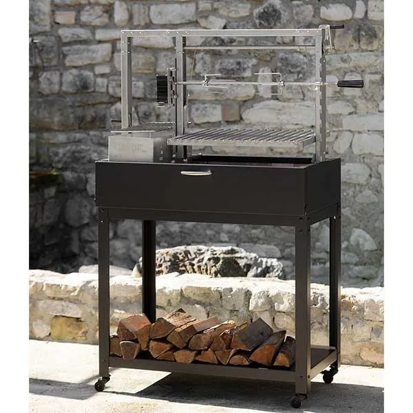 Barbecue Santa Maria Asado Bois Sur Pieds Mixte Grille/Foyer - GRILL CHIC