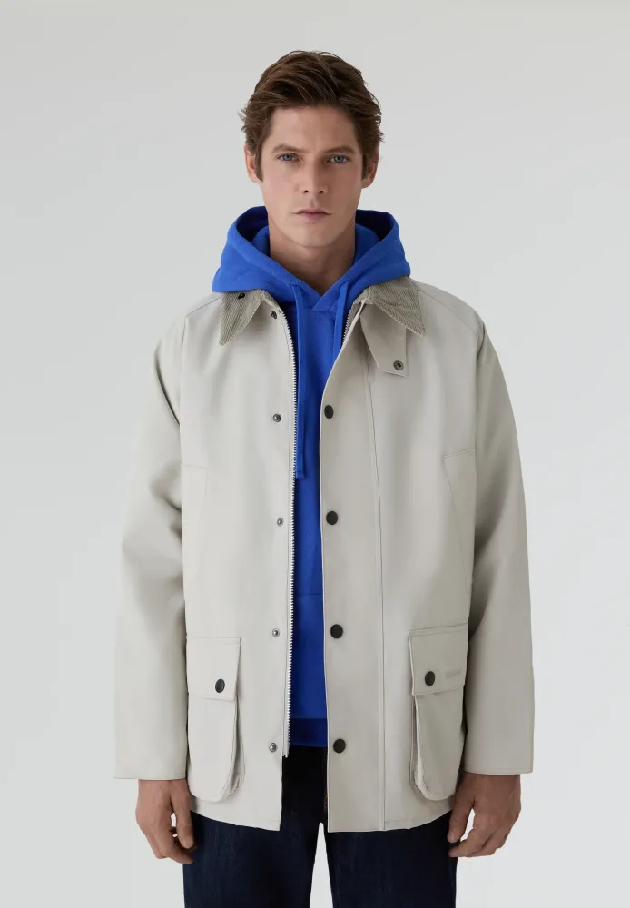 BARBOUR | CHAQUETA TRADICIONAL BEDALE SHOWERPROOF Ecru