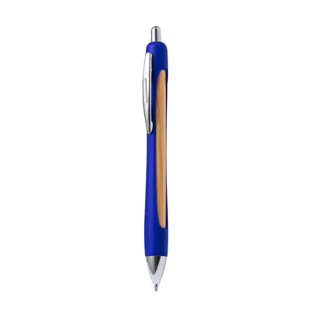 Bolígrafo Ecológico de ABS Reciclado con Certificado RCS y Bambú para Configurar con Tinta Azul Storm Azul