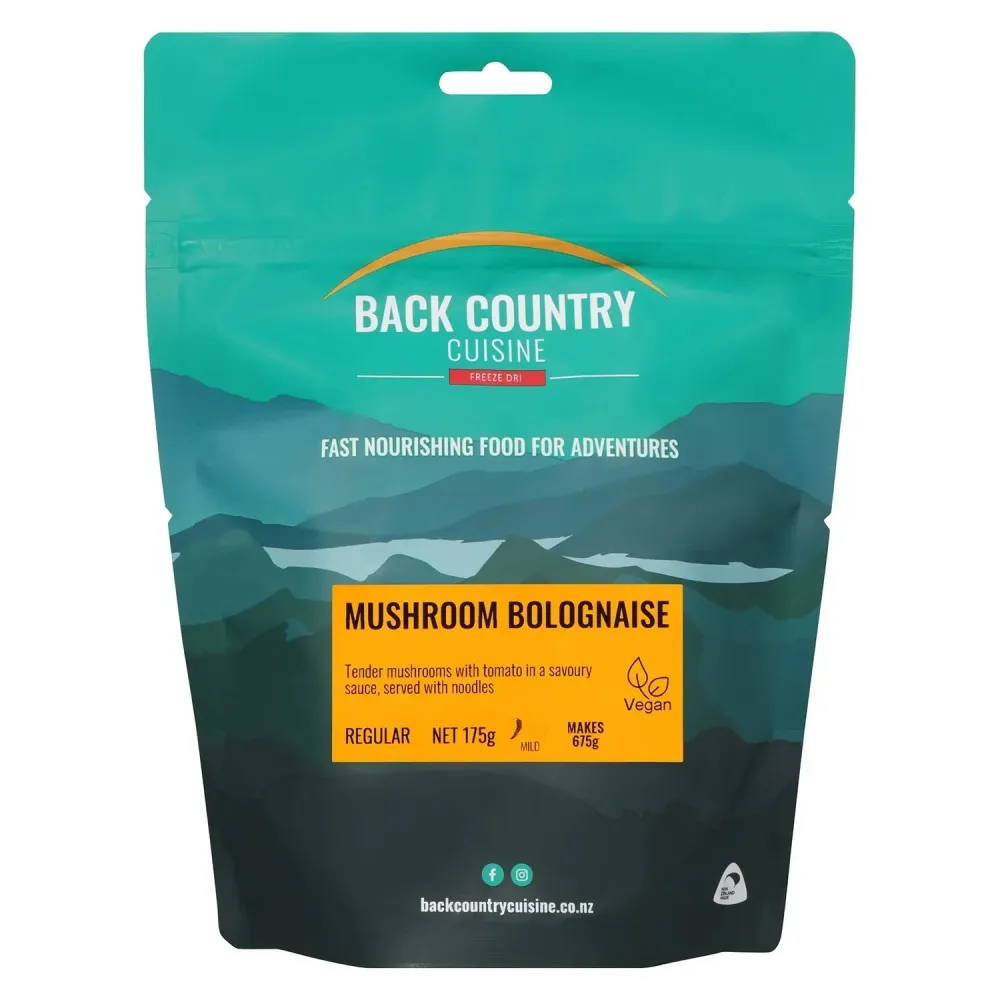 Boloñesa de Champiñones Back Country 175 gr