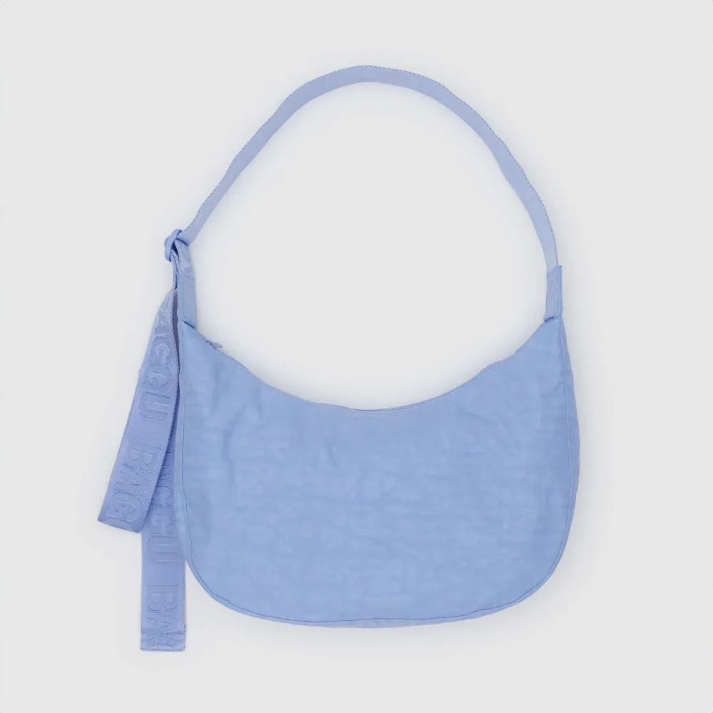 BOLSO - Baggu, French Cobalto Medium Nylon Crescent Bag
