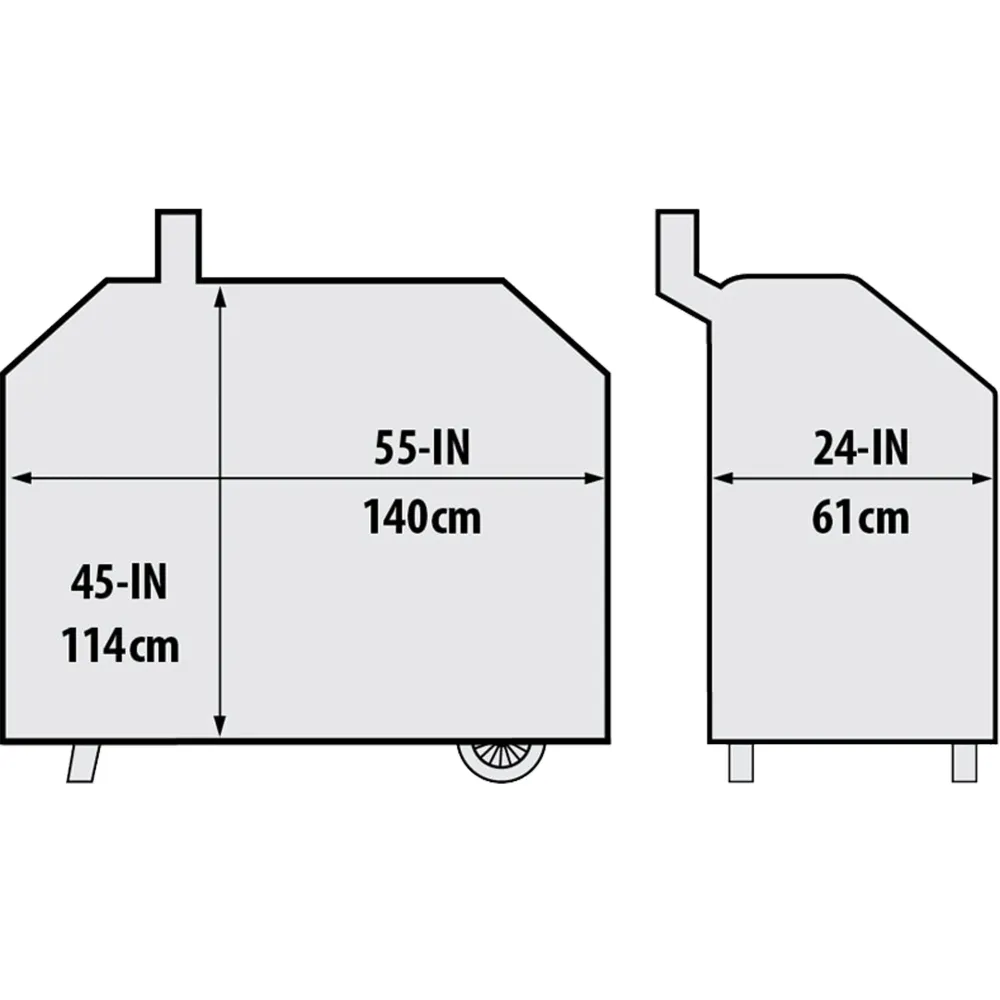 Broil King - Housse pour barbecue aux granules Regal Pellet 400//Regal Offset 400
