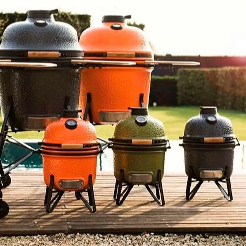 De cerámica charcoal barbecue and Berghoff oven