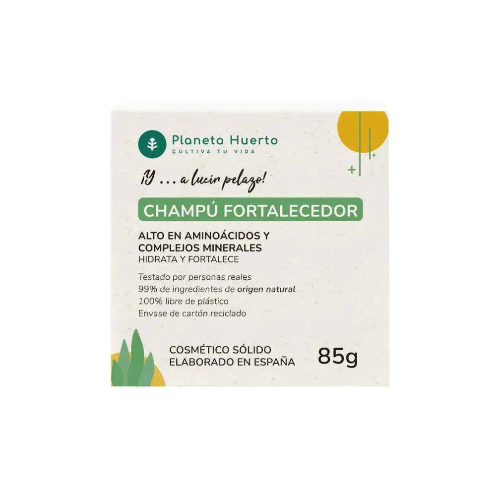 Champú consistente Fortalecedor con Aminoácidos Planeta Huerto 85 g