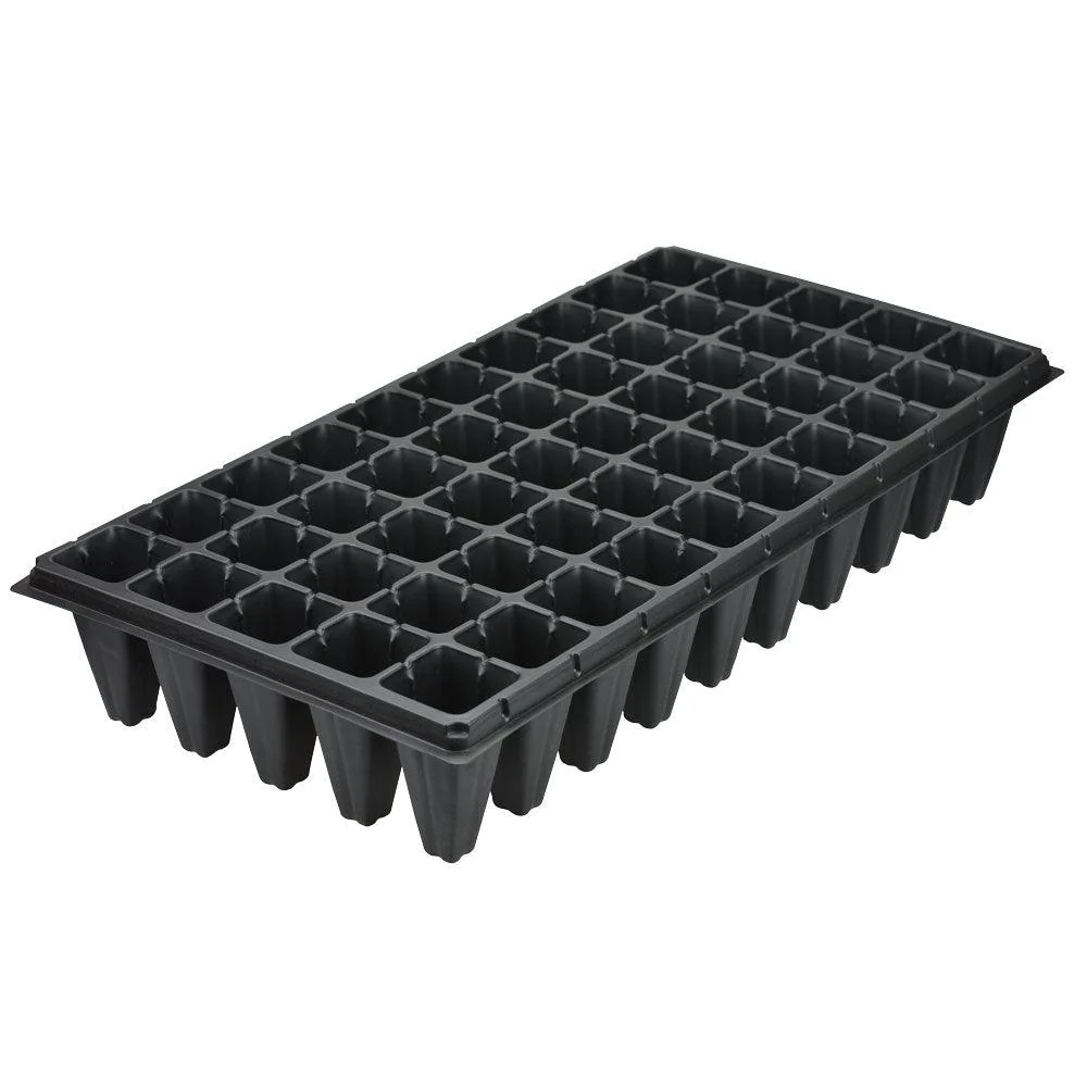 Charola Plástica De Germinación 50 Cavidades Capacidad 100cc 100 Unidades