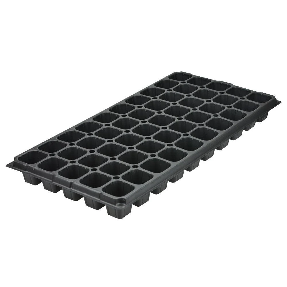 Charola Plástica De Germinación 50 Cavidades Capacidad 70cc 100 Unidades