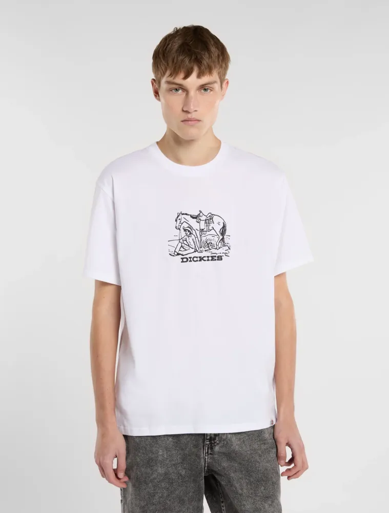 Companion centre logo t-shirt White