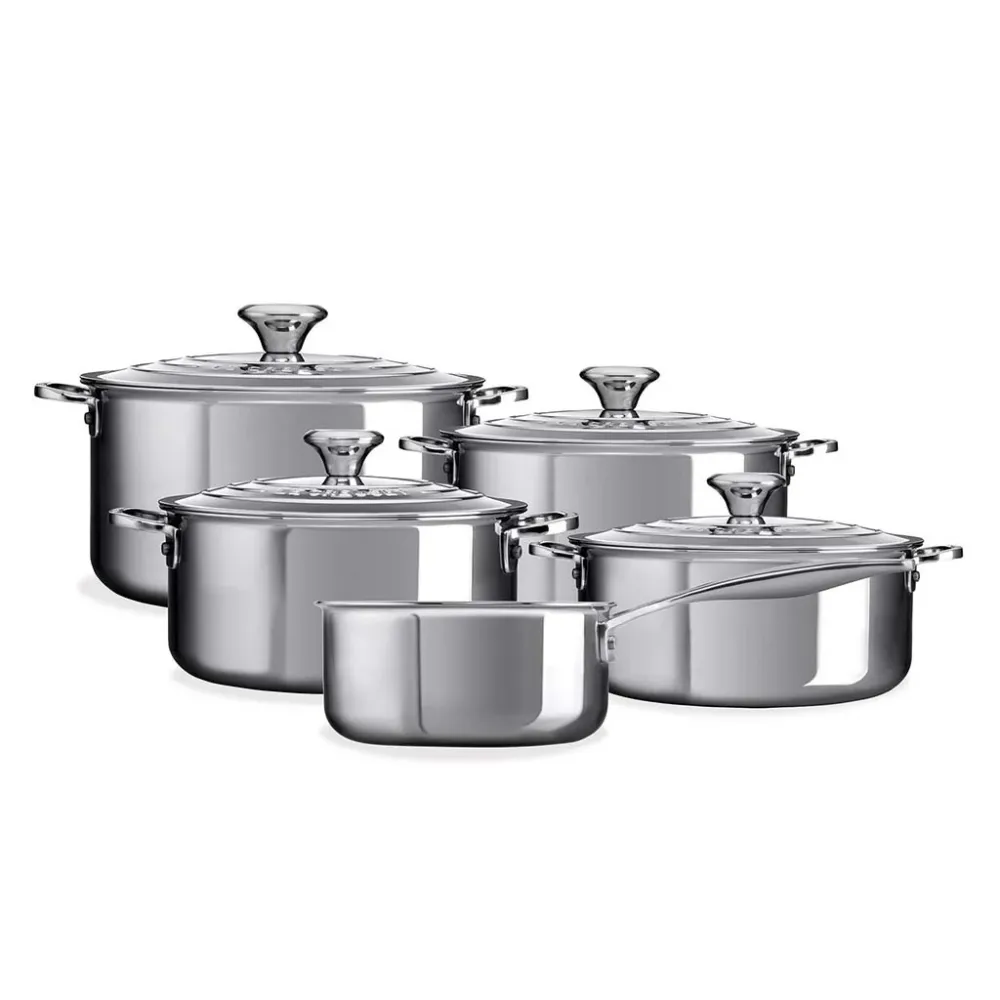 Le Creuset Signature Stainless Inoxidable 5-piece Cookware Set