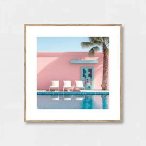 Cuadro PARADISE 35x35cm marca MARCOMUEBLE