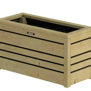 Flux Bloembak (38 - 70cm) - Groen Geïmpregneerd Vurenhout
