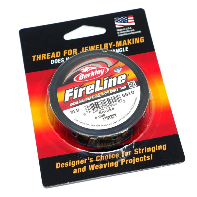 Hilo Fireline 6lb ( 0,12mm ) Smoke (gris turbio - 50 metros