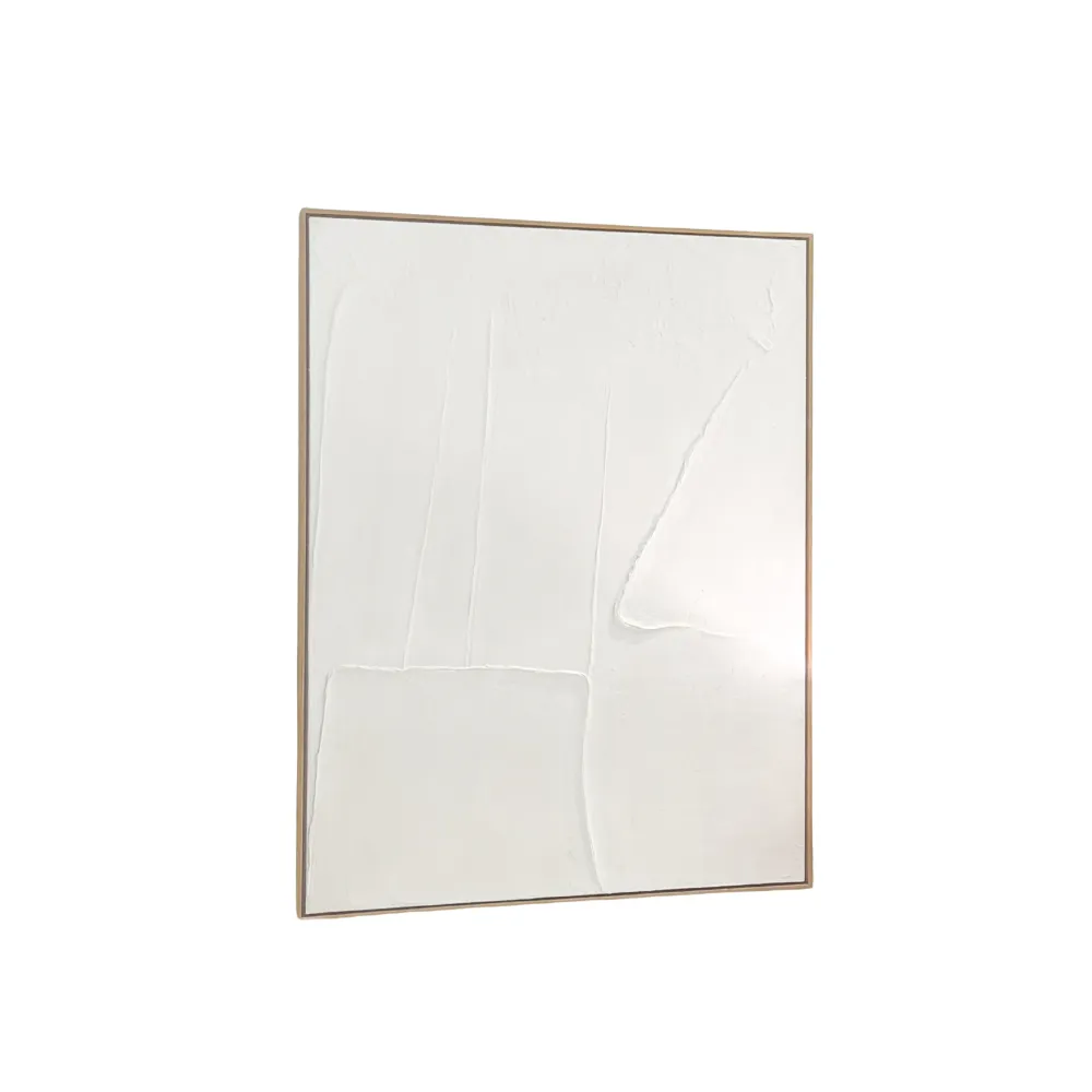 Kunstwerk - Provins - 160 cm x 120 cm - Witte textuur MicroSkin
