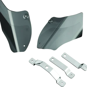 Kuryakyn Saddle Shields Heat Deflectors 00-17 Softail Smoke
