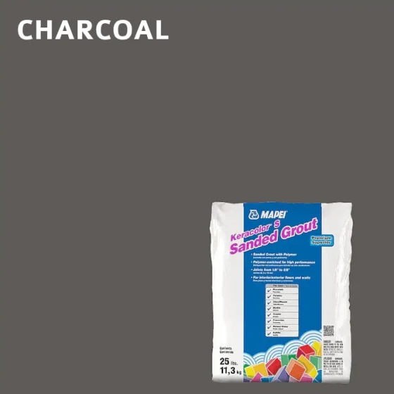 Lechada Con Arena Y Polimero- Mapei Keracolor S Charcoal 25Lbs