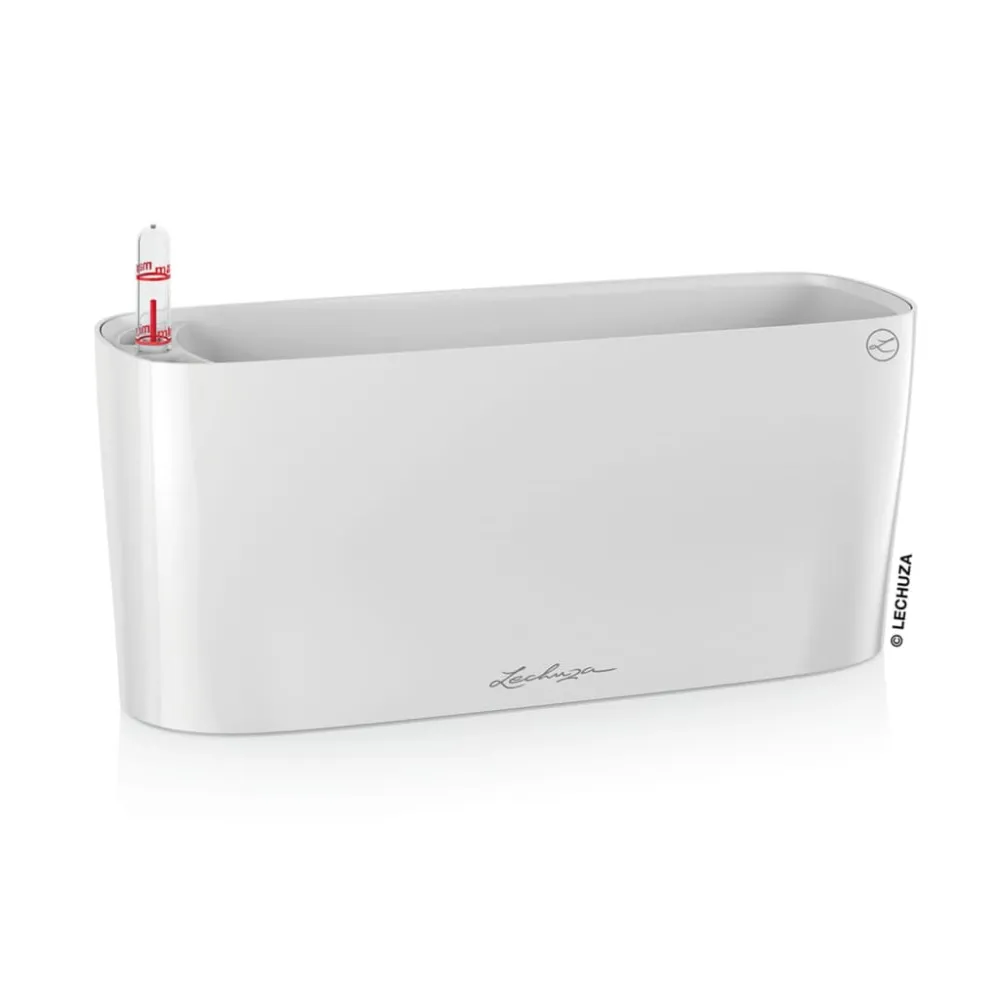 Lechuza macetero delta 10 multifunción blanco brillo