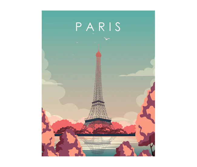 Lámina PARIS 50x40cm marca MARCOMUEBLE