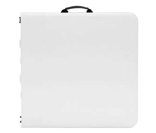 Mesa plegable ajustable en altura blanco LIFETIME 122 x 61 x 56-91 cm