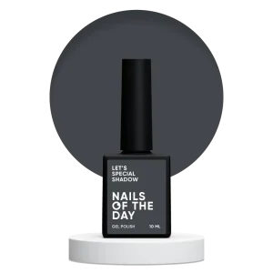 NAILSOFTHEDAY Let's special Shadow — verniz gel cinzento evidente cob