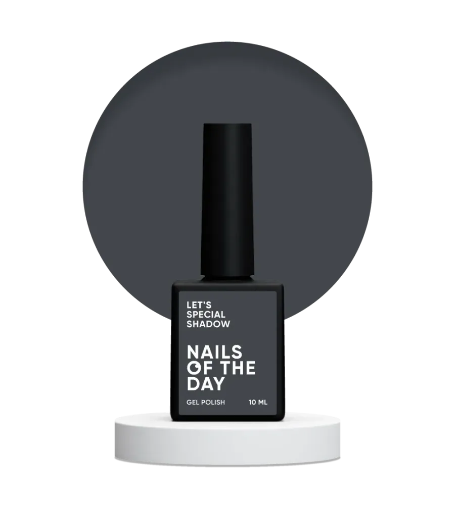 NAILSOFTHEDAY Let's special Shadow — verniz gel cinzento evidente cob