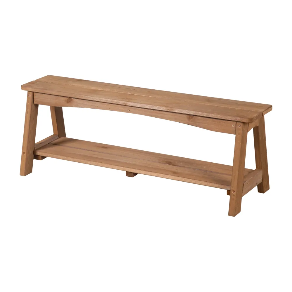 Outdoor Seating Group+ 1 Table, 2 Benches, Parasol & Seat Cushions 'Little Stars' - Tectona