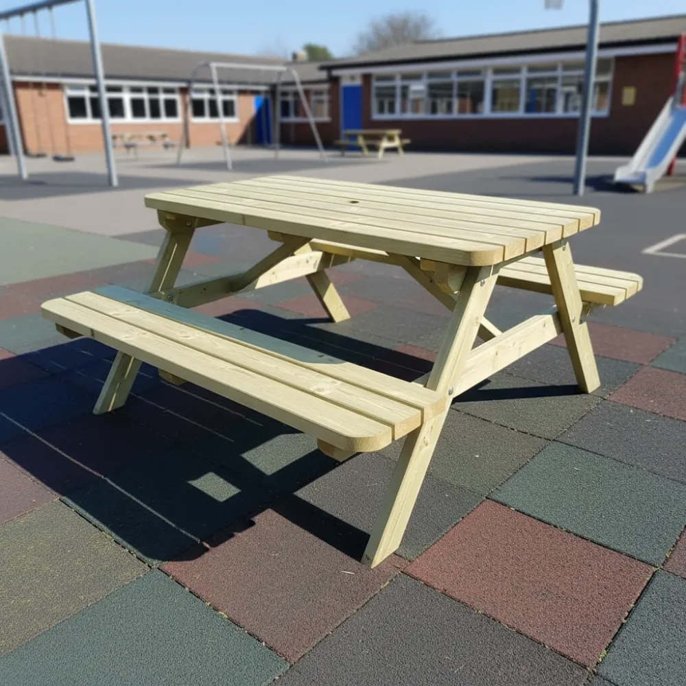 Picknicktafel 140 cm KING ® / 4cm dikte