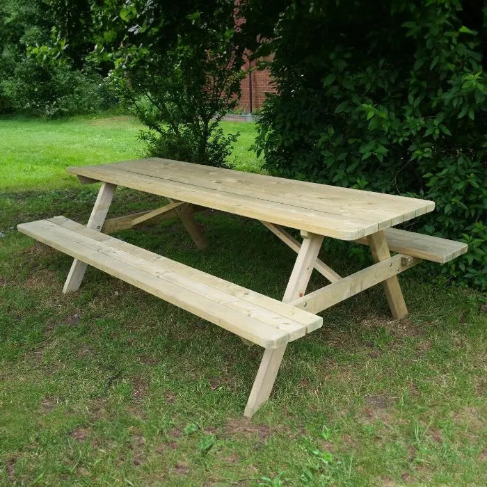 Picknicktafel 240 cm royal KING ® / 4.5 cm dikte - tweede keuze