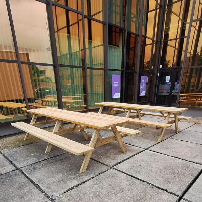 Picknicktafel 300 cm KING ® / 4 cm dikte - Tweede keuze