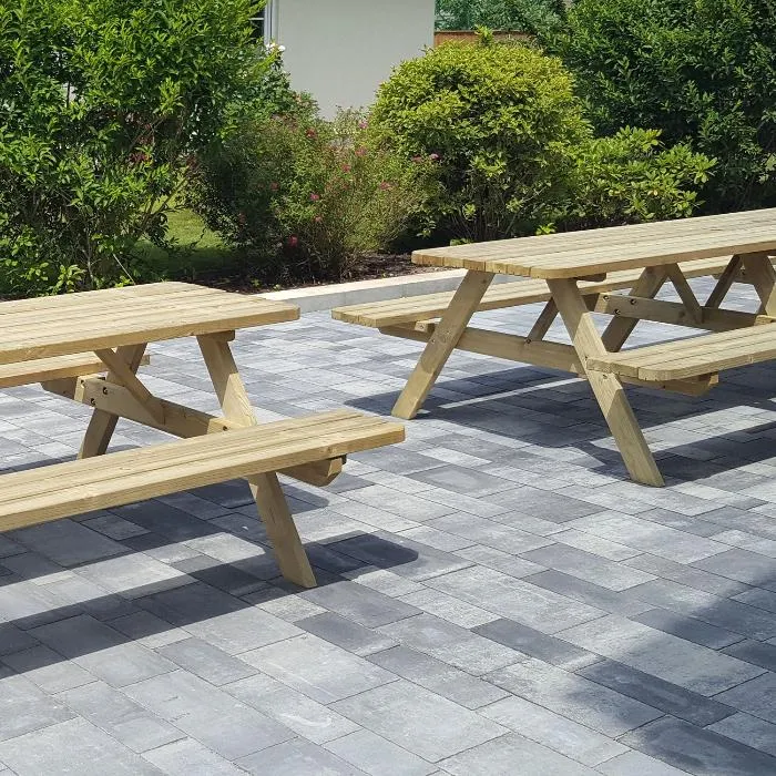 Picknicktafel 300 cm royal KING ® / 4.5 cm dikte - Tweede keuze