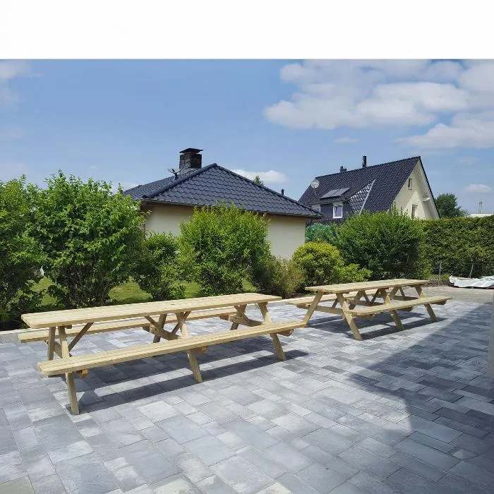 Picknicktafel 300 cm royal KING ® / 4.5 cm dikte - Tweede keuze