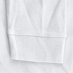Polo de Manga Larga Adulto Sostenible 100% de Algodón 220gr/m2 en Color Blanco para Configurar Charlot Blanco