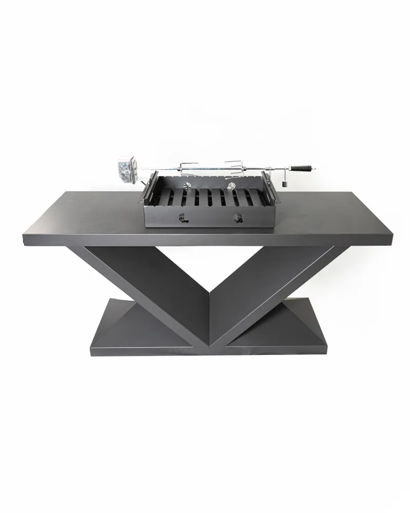 PRENSA STOVE Barbacoa de carbón PR1503CG Afrodita + carbonera/giratoria