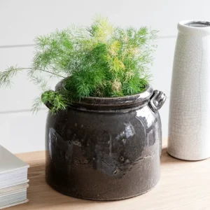 Ravello Crackle Glaze Pot Handles - Charcoal Grey