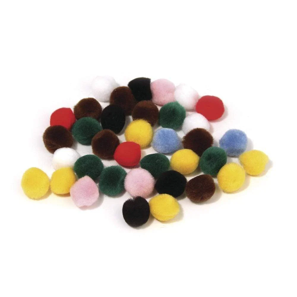 Rayher pompones 7mm de varios colores 7651049