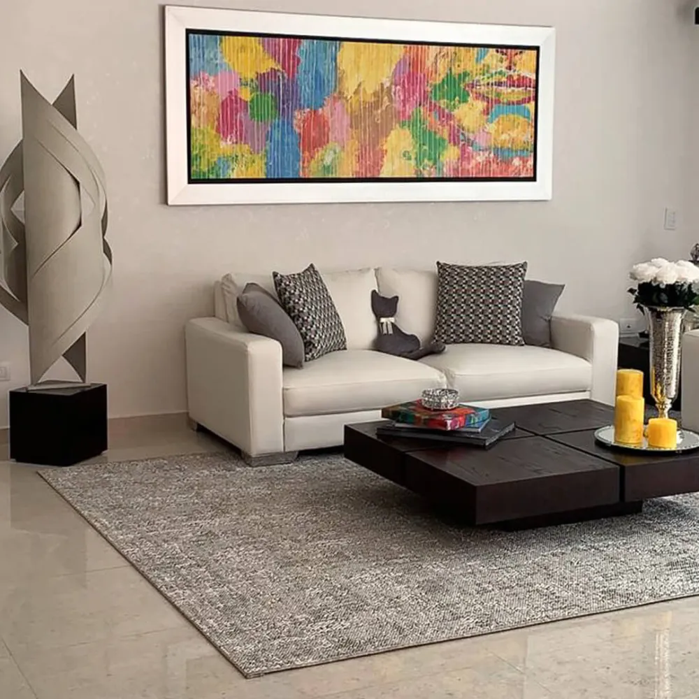Tapete gris texturizado minimalista y exclusivo (Grace 39495-763)
