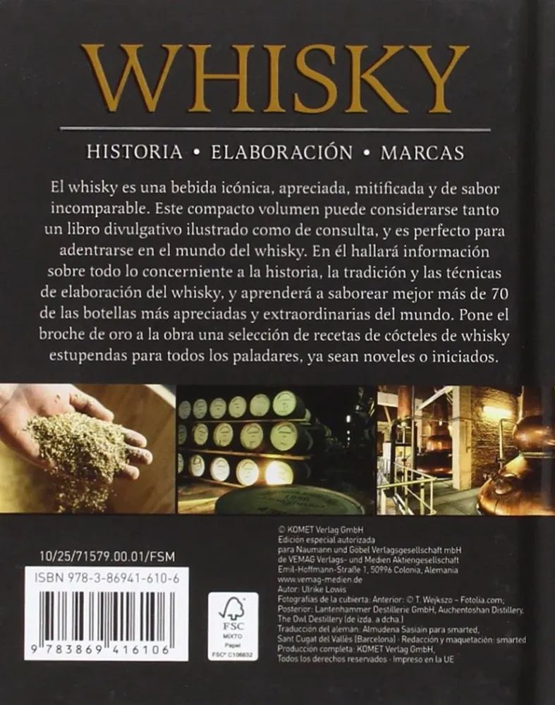 Tienda de Almacenamiento Whisky: Historia - Elaboración - Marcas (Spanish Edition)