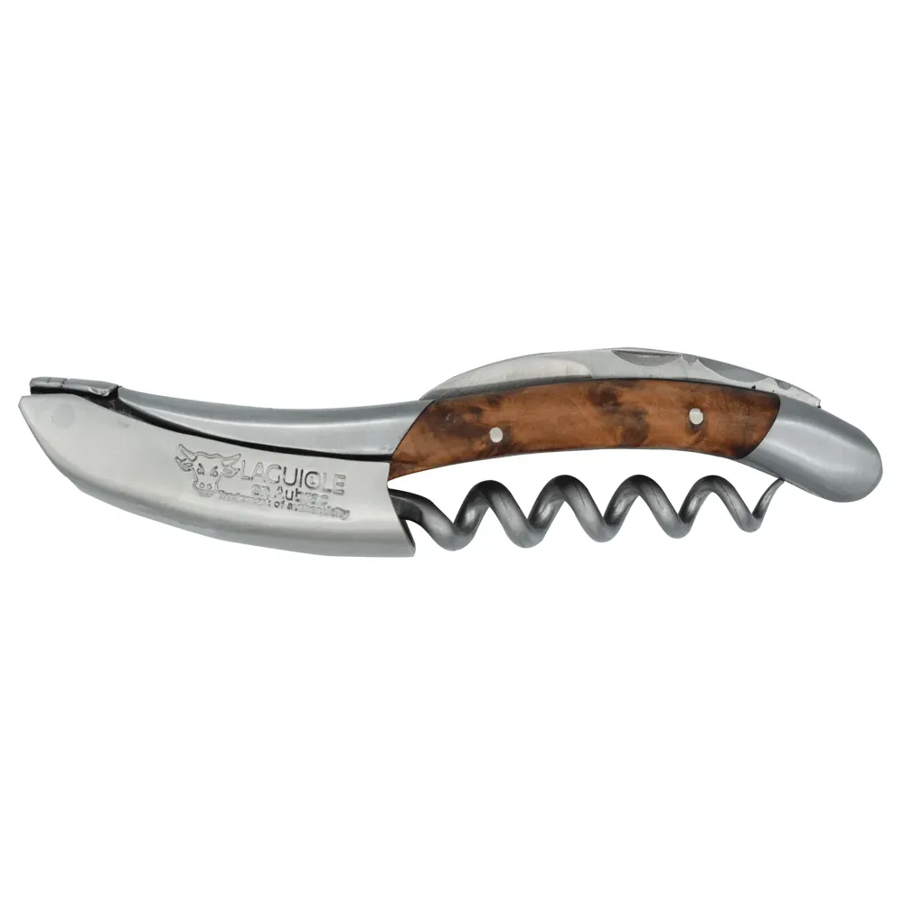 Trabajado manualmente Sommelier Waiter's Corkscrew Thuja / Cedar Wood Handle Laguiole en Aubrac