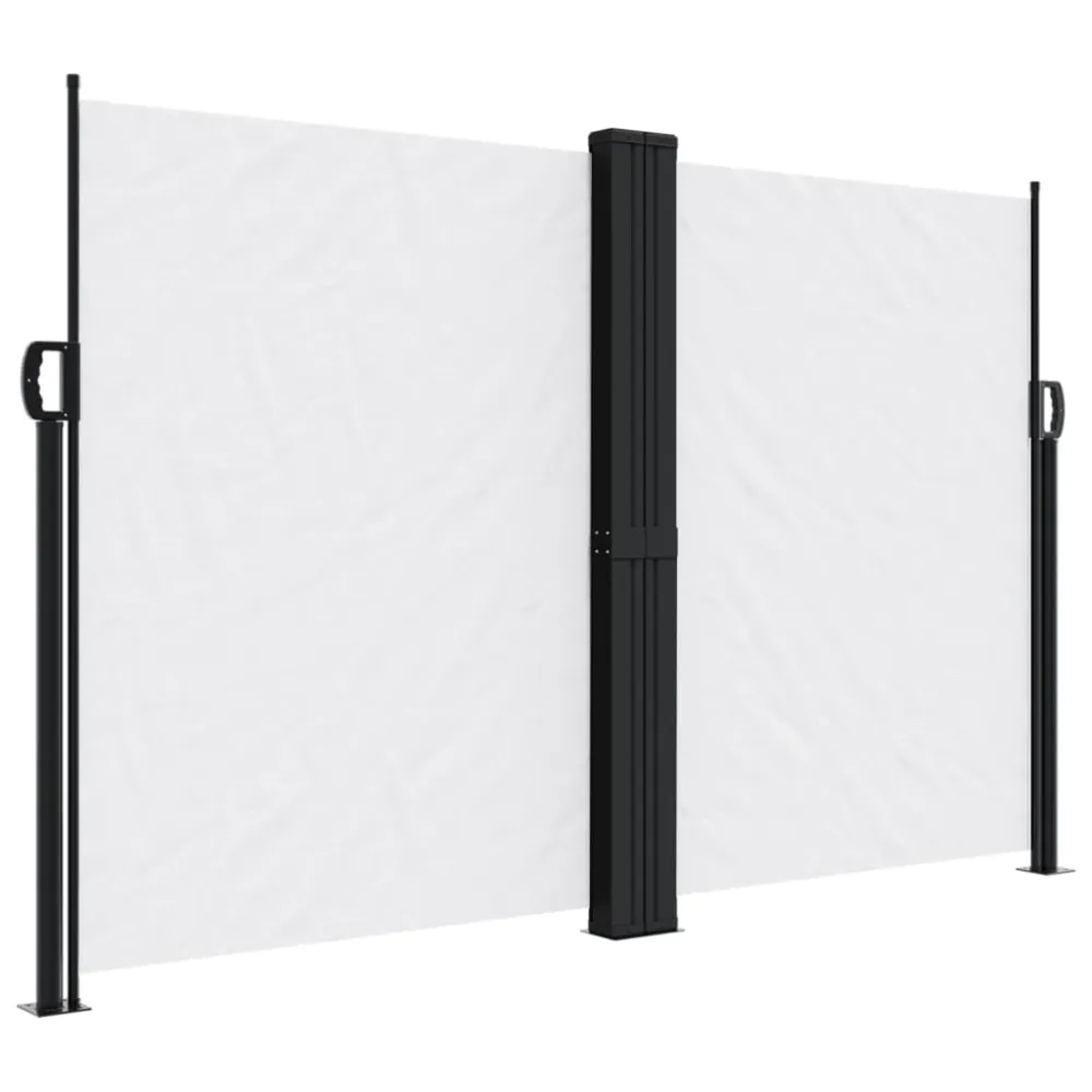 vidaXL toldo lateral retráctil blanco 160x600 cm