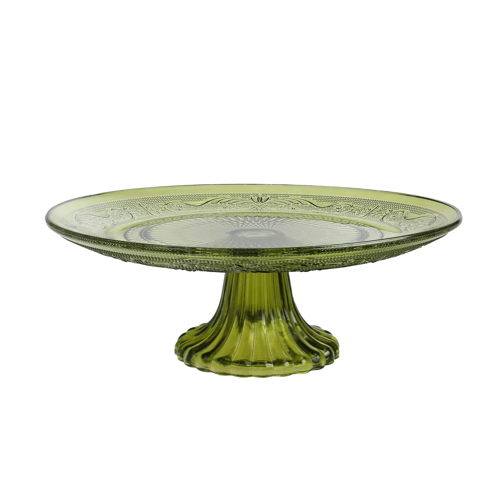 Borde para Césped Pastelero 25.4x9.4 cm Vidrio Verde Emerald