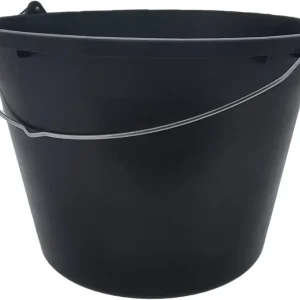 Borde para Césped Seau à Ciment Solides - Noir - pour Jardin, Chantier, mortier - سطل بغلي