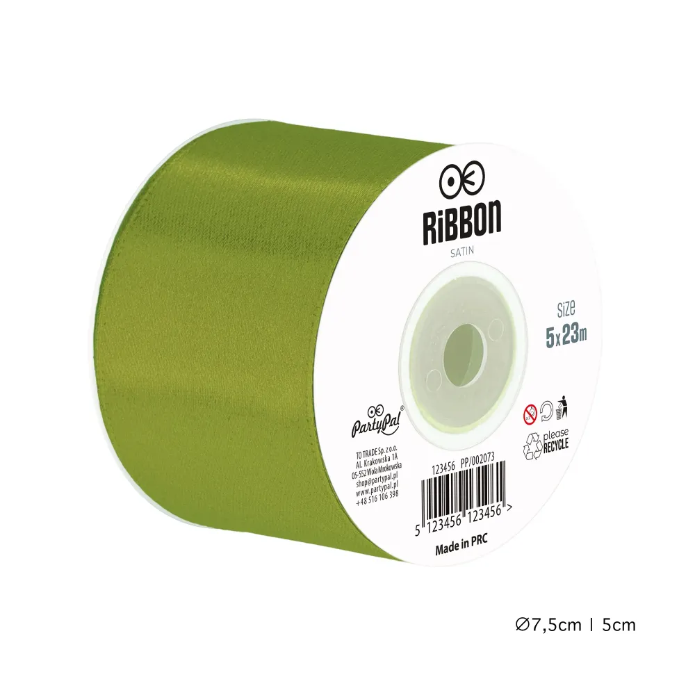 Cinta de raso verde 5x23m de Color Gris Antracita