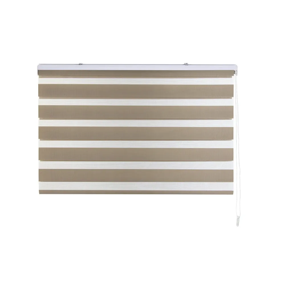 Grava Decorativa ESTOR POLIESTER PVC 120X190 110 DIA-NOCHE MARRON
