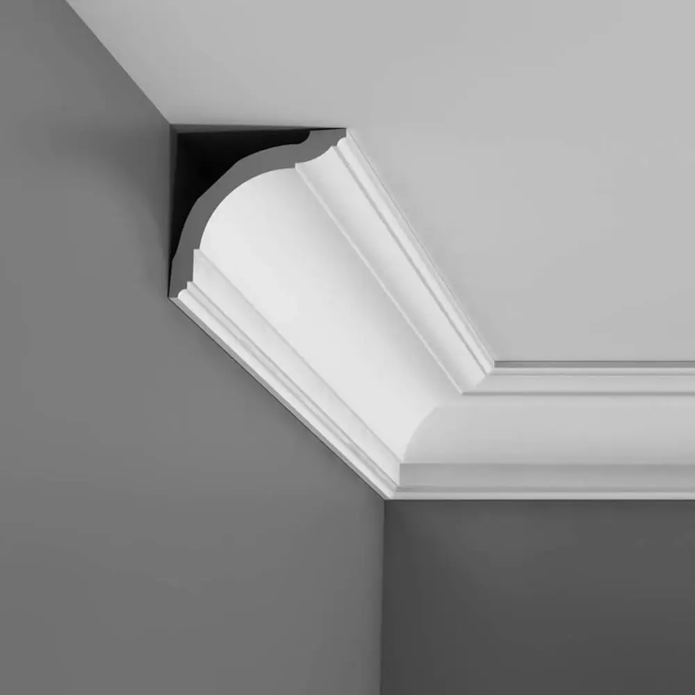 Listón decorativo CX127 en blanco | 94 x 94 x 2000 mm para Jardinerí y Paisajismo