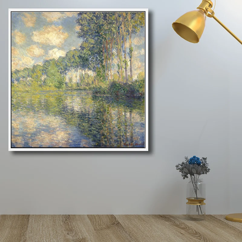 Paisajes rústicos pintura lienzo texturizado color sombrío pared arte decoración para sala de estar Purpura
