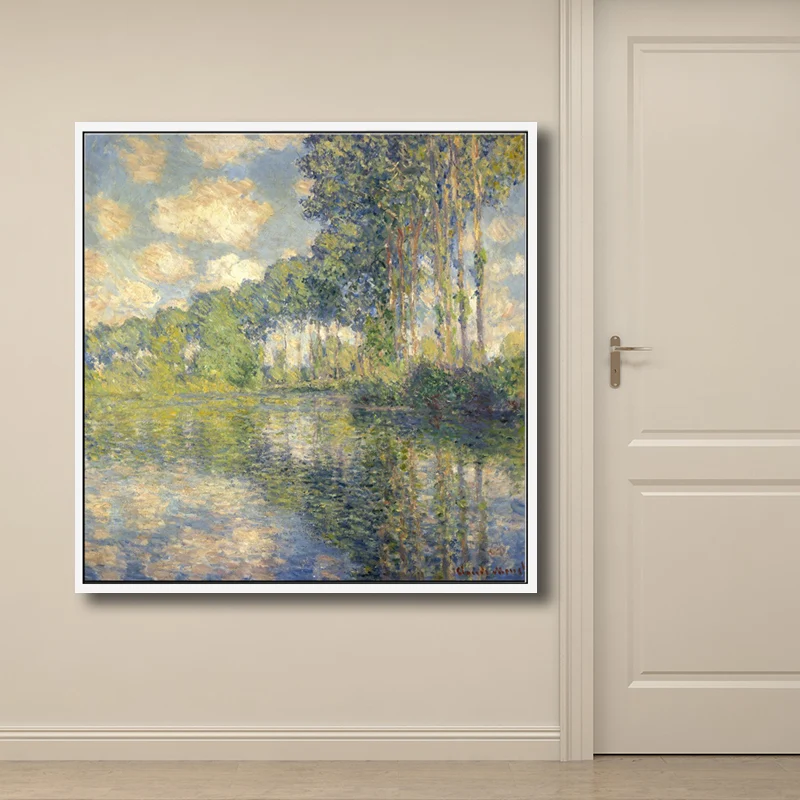 Paisajes rústicos pintura lienzo texturizado color sombrío pared arte decoración para sala de estar Purpura