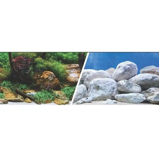 Panel de Muro Marina 3D Jardin Acuatico/Piedras 30, 5 cm X 7,6M