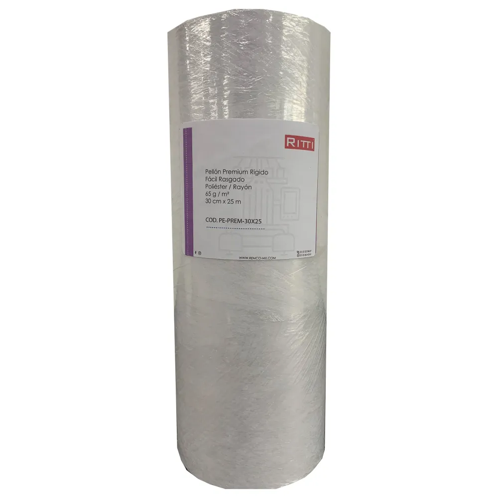 (PE-PREM-30-25) Pellón Superior Rígido 30cm X 25m