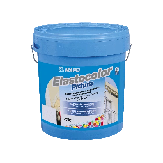 Pintura Elastica 20Kg Negro - Mapei Elastocolor para Jardinerí y Paisajismo